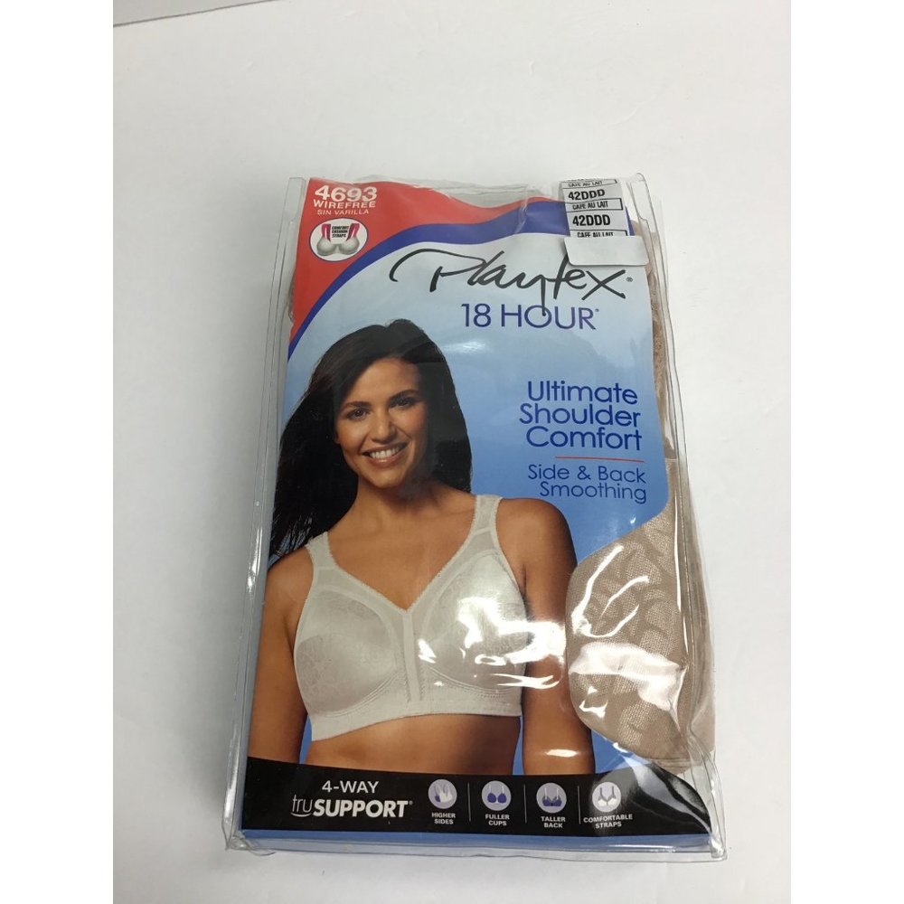 Playtex- 18 Hour Ultimate Shoulder Comfort Bra size 42DDD
